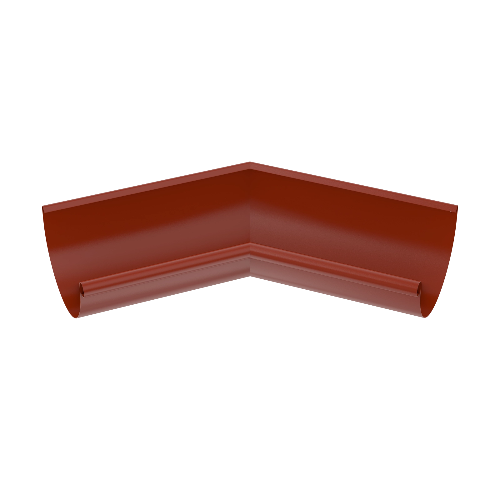 BRYZA STAL Vnútorný roh na mieru 150 mm Tehlovo červená