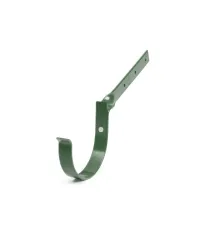 BRYZA PVC kovový hák žlabu překroucený 75 mm zelená (RAL 6020)