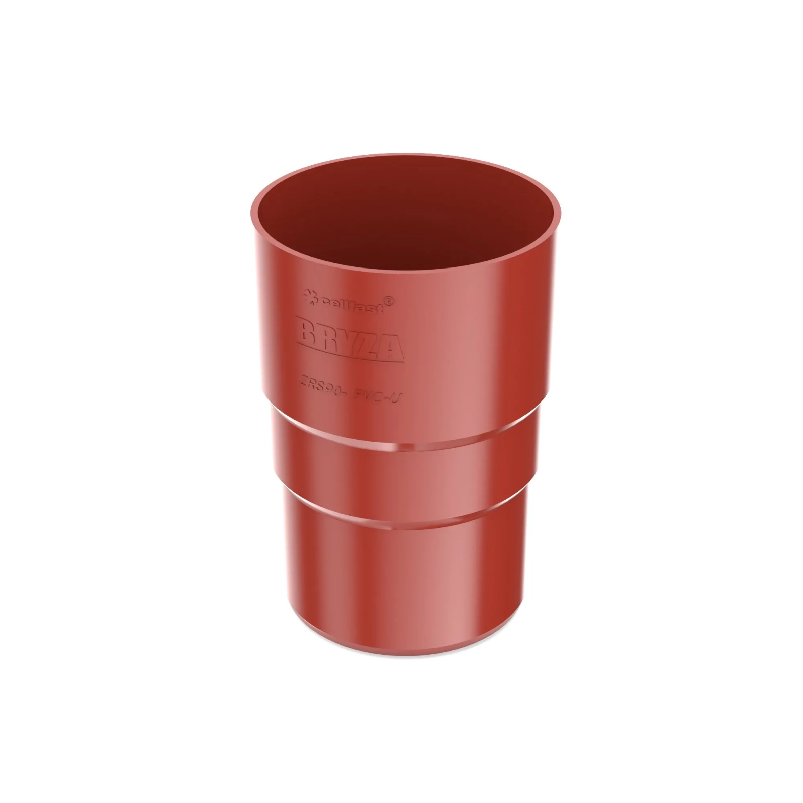 BRYZA PVC LEFOLYÓCSŐ spoj 90 mm červený
