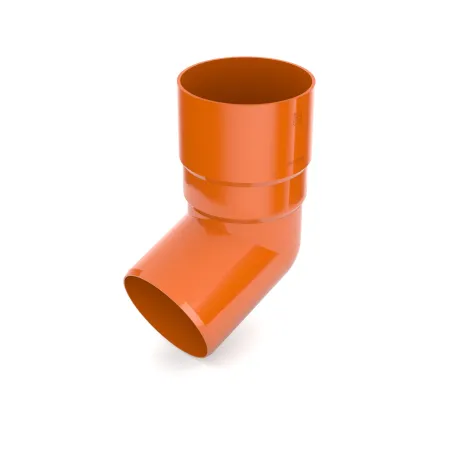 BRYZA PVC koleno 67,5° 90 mm cihlově červená (RAL 8004)
