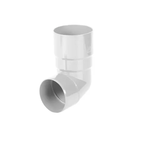 BRYZA PVC koleno ľubovoľný uhol 90 mm biele