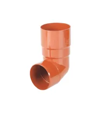 BRYZA PVC koleno akýkoľvek uhol 90 mm tehlové