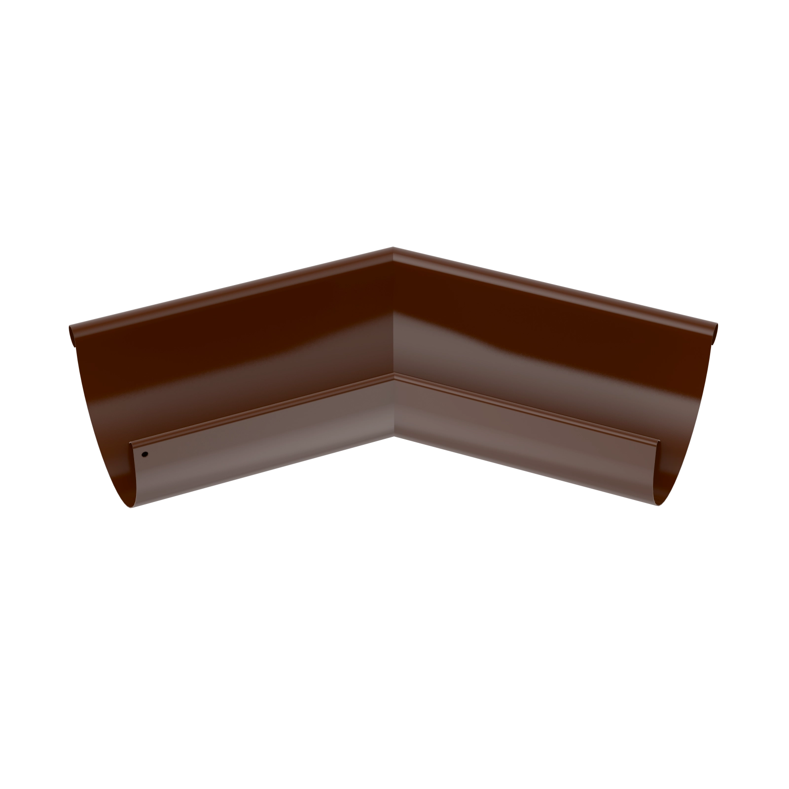 BRYZA STAL Vonkajší roh na mieru 150 mm Hnedý