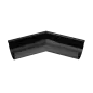 BRYZA STAL Vonkajší roh na mieru 125 mm Čierna