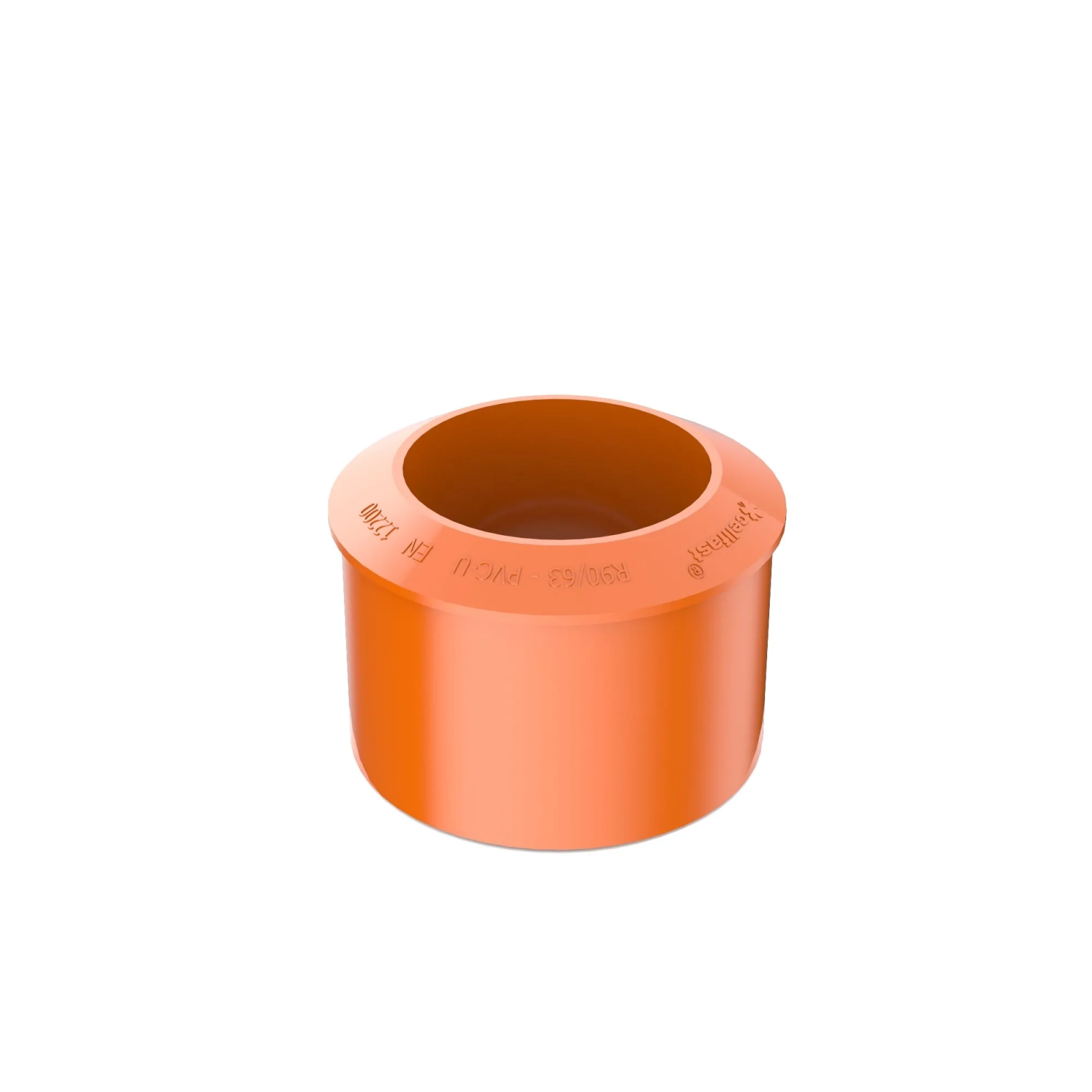 BRYZA PVC redukce svodu 90/63 mm cihlově červená (RAL 8004)