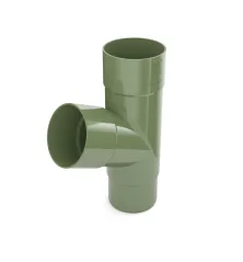 BRYZA PVC odbočka svodu plastová T 90 mm zelená (RAL 6020)
