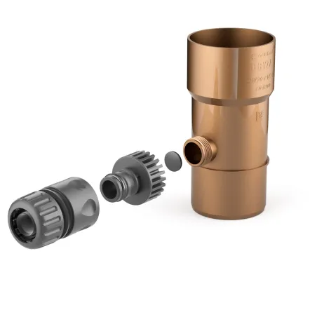 BRYZA PVC sběrač dešťové vody 90 mm měděná