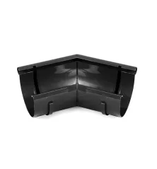 BRYZA PVC vnitřní nast. roh 120°–145°  125 mm černá (RAL 9005)