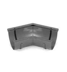 BRYZA PVC vnější roh na míru 125 mm grafitová (RAL 7021)