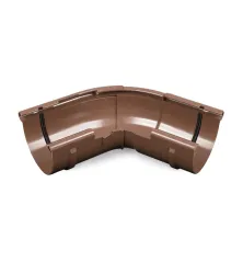 BRYZA PVC Vonkajší roh nastaviteľný uhol 125 mm hnedý