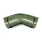 BRYZA PVC Vonkajší roh nastaviteľný uhol 125 mm zelený