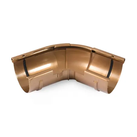 BRYZA PVC vnější nast. roh 120° – 145° 125 mm měděná