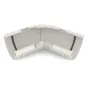 BRYZA PVC Vnútorný roh nastaviteľný uhol 125 mm biely