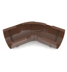 BRYZA PVC Vnútorný roh nastaviteľný uhol 125 mm hnedý