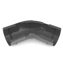 BRYZA PVC Vnútorný roh nastaviteľný uhol 125 mm grafit