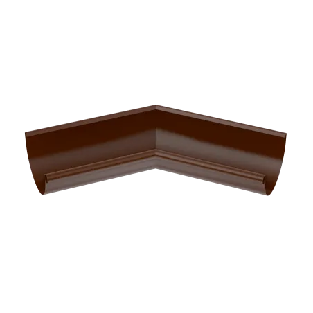 BRYZA STAL Vnútorný roh na mieru 125 mm Hnedý