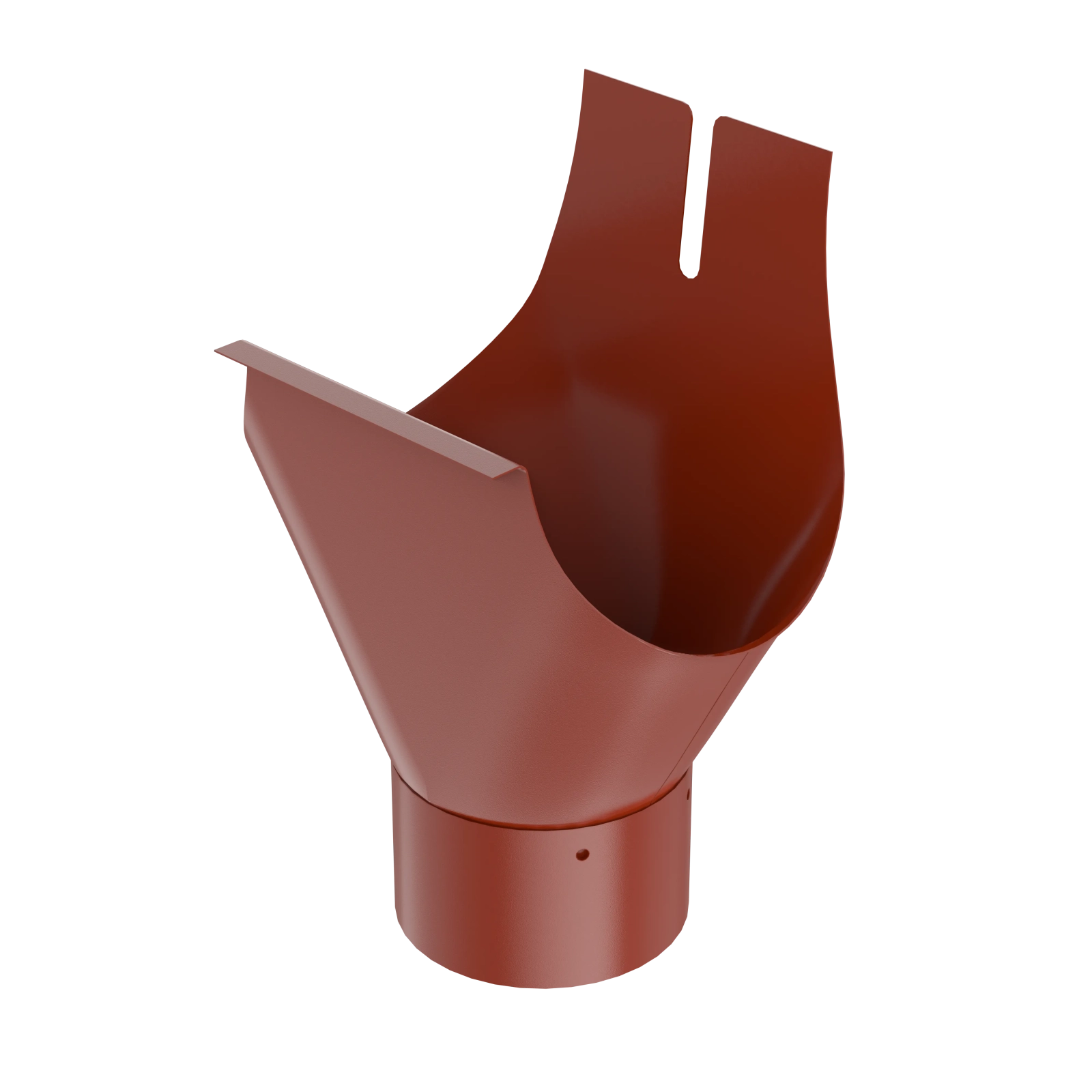 BRYZA STAL Výpust 125 mm Tehlovočervená