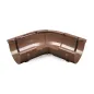 BRYZA PVC vnější nast. roh 120° – 145° 75 mm hnědá (RAL 8017)
