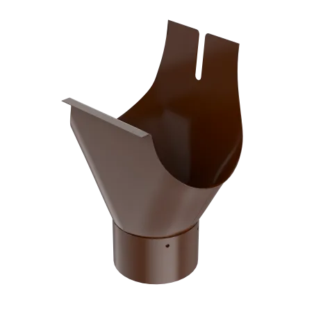 BRYZA STAL Výpustný otvor 125 mm hnedý