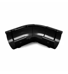 BRYZA PVC Vonkajší roh nastaviteľný uhol 75 mm čierny