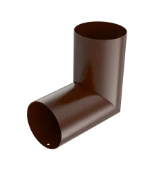 BRYZA STAL Koleno (akýkoľvek uhol) 100 mm hnedé