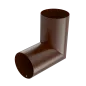 BRYZA STAL Koleno svodu na míru 100 mm hnědá