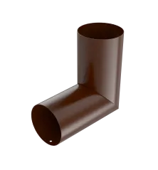 BRYZA STAL Koleno (akýkoľvek uhol) 90 mm hnedé