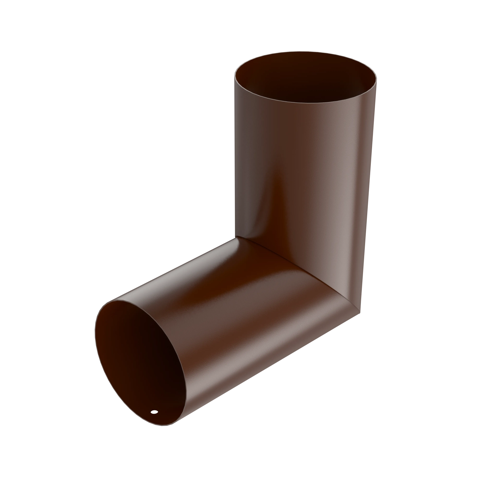BRYZA STAL Koleno svodu na míru 90 mm hnědá