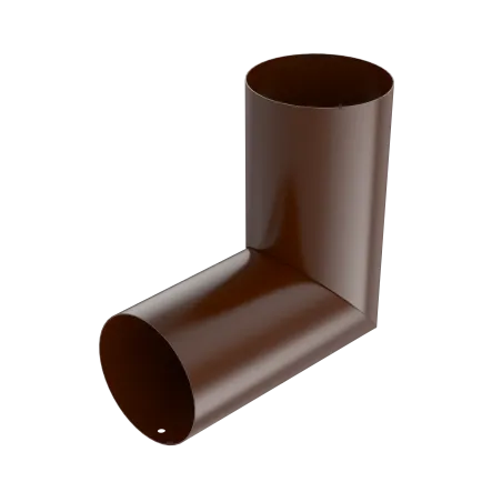 BRYZA STAL Koleno svodu na míru 90 mm hnědá
