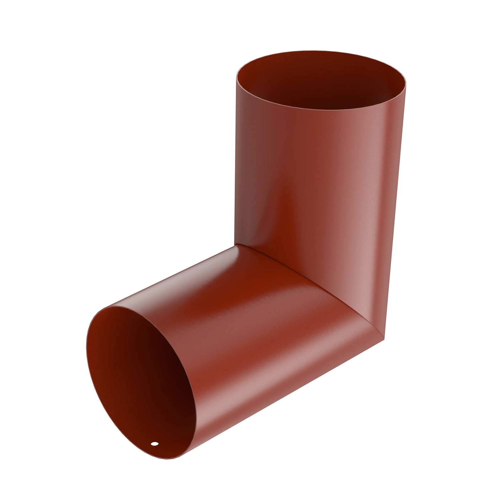 BRYZA STAL Koleno svodu na míru 100 mm cihlově červená