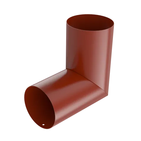 BRYZA STAL Koleno svodu na míru 100 mm cihlově červená