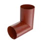 BRYZA STAL Koleno (ľubovoľný uhol) 100 mm tehlovočervená