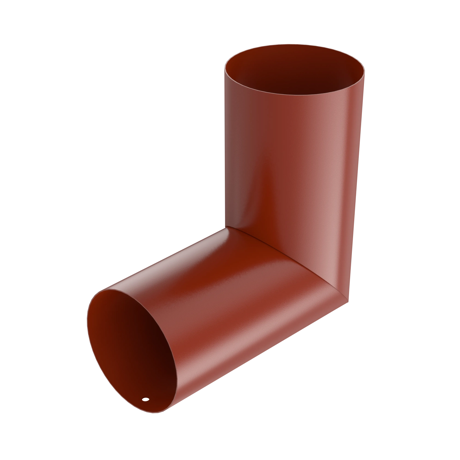 BRYZA STAL Koleno (ľubovoľný uhol) 90 mm tehlovočervená