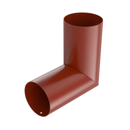BRYZA STAL Koleno (ľubovoľný uhol) 90 mm tehlovočervená