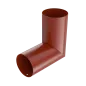 BRYZA STAL Koleno (ľubovoľný uhol) 90 mm tehlovočervená