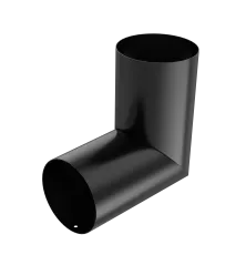 BRYZA STAL Koleno (ľubovoľný uhol) 100 mm čierne