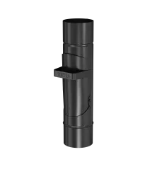 BRYZA STAL Čistiaci otvor 100 mm čierny