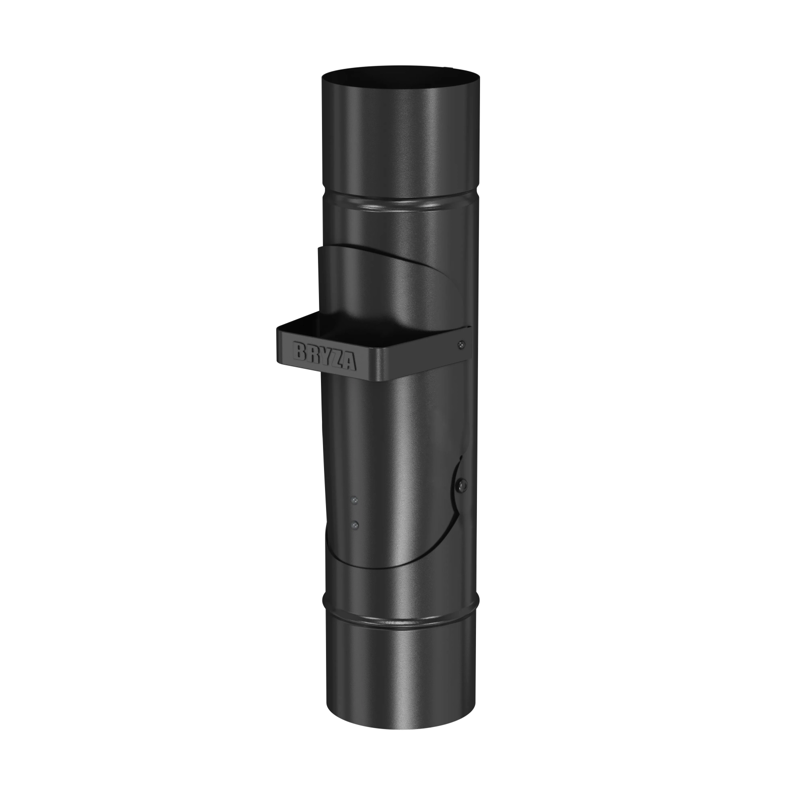 BRYZA STAL Čistiaci otvor 100 mm čierny