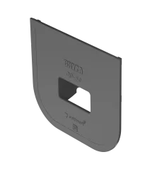 BRYZA PVC klapka pro Geiger 110 mm grafitová (RAL 7021)