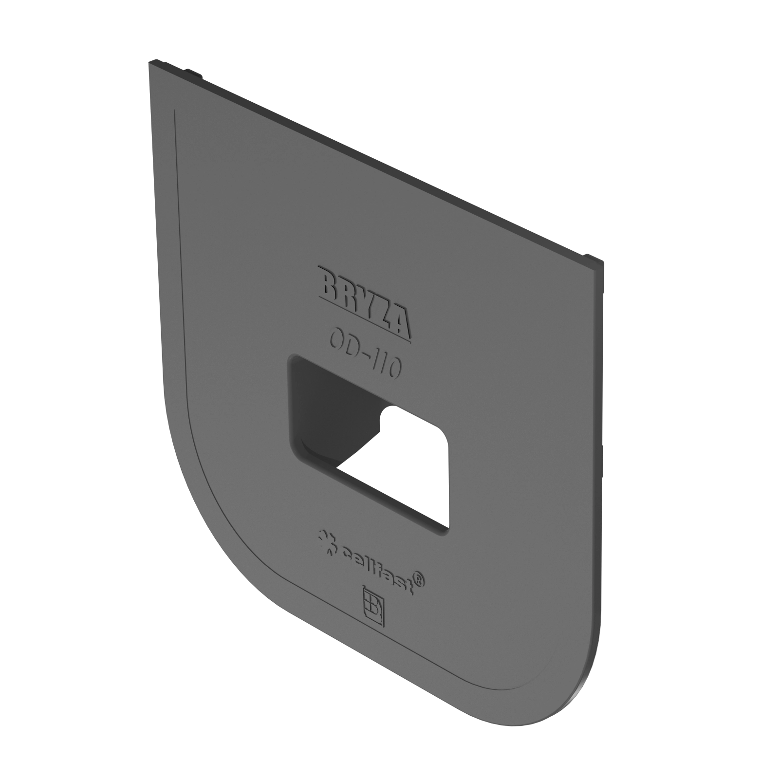 BRYZA PVC Klapka usazovače 110 mm grafit