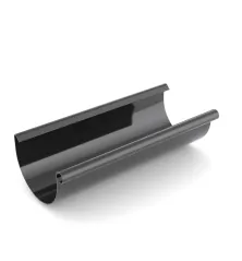 BRYZA PVC žlab 75 mm černá (RAL 9005) délka 4 m