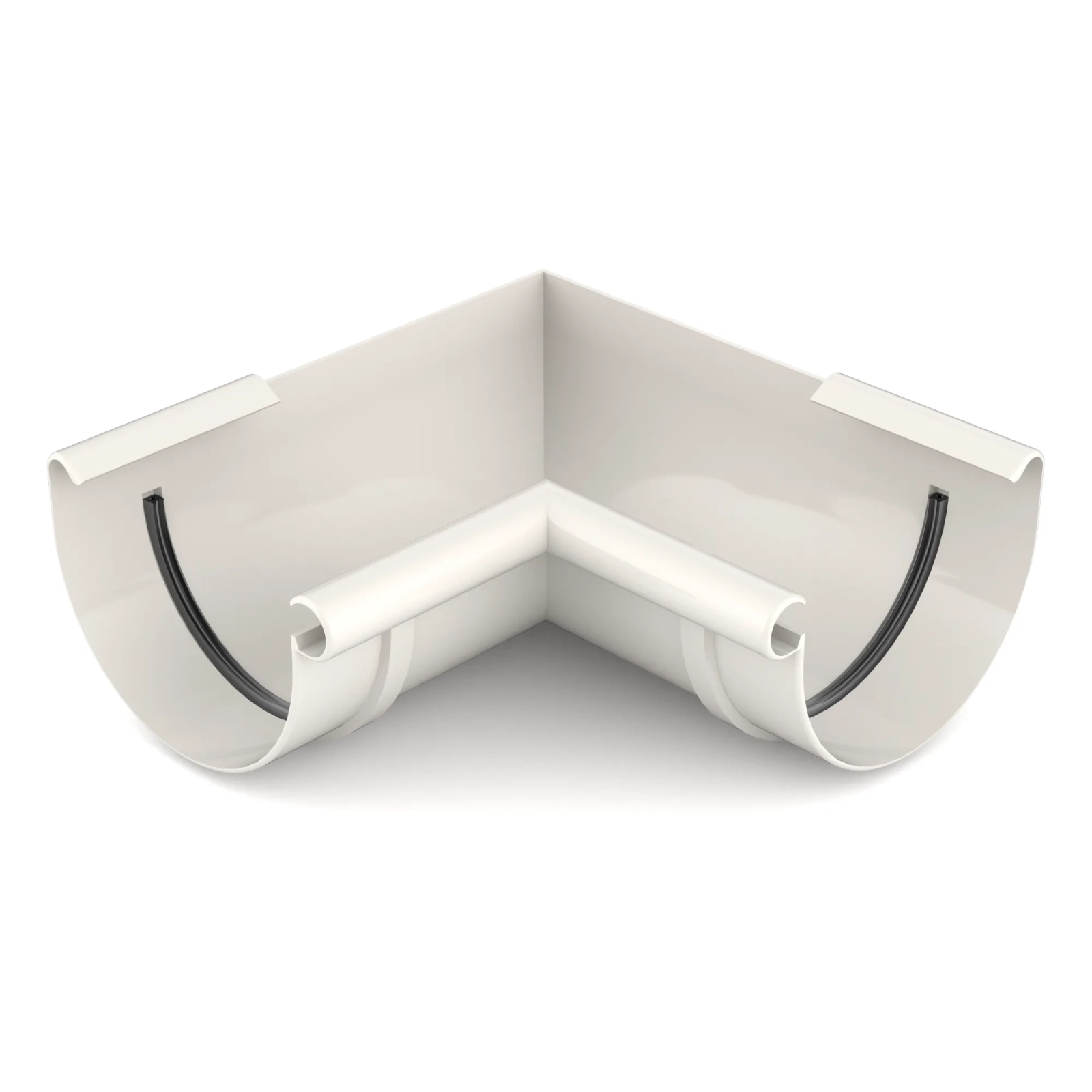 BRYZA PVC vnitřní roh 90° 75 mm bílá (RAL 9010)