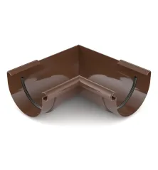 BRYZA PVC vnitřní roh 90° 75 mm hnědá (RAL 8017)