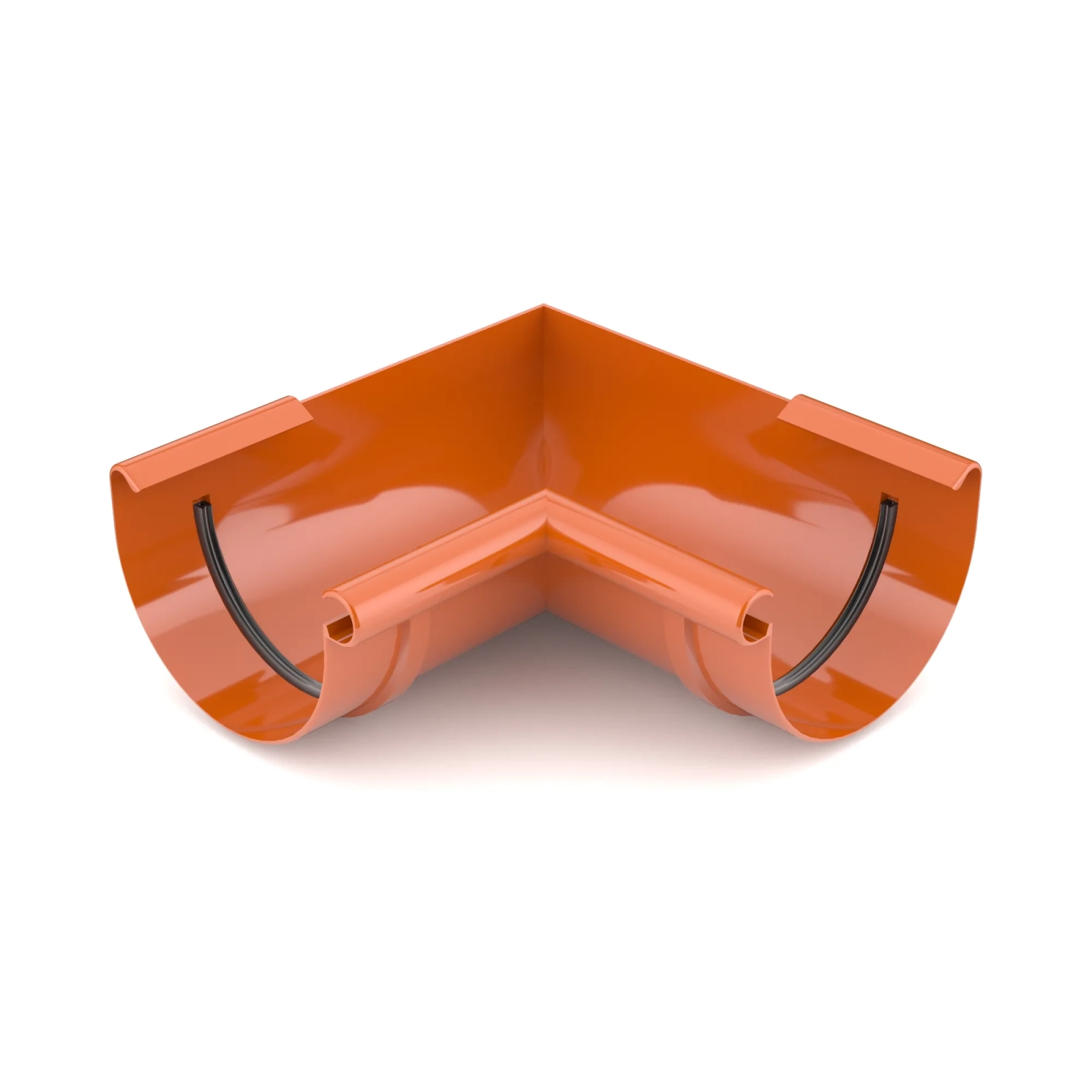 BRYZA PVC vnitřní roh 90° 75 mm cihlově červená (RAL 8004)