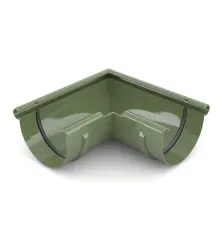 BRYZA PVC vnější roh 90° 75 mm zelená (RAL 6020)