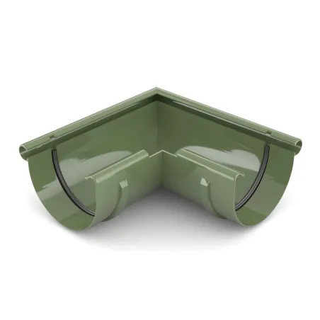 BRYZA PVC vnější roh 90° 75 mm zelená (RAL 6020)