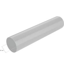 BRYZA PVC svodová roura  63 mm hnědá (RAL 8017) délka 3 m