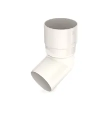 BRYZA PVC koleno 67,5° 63 mm bílá (RAL 9010)