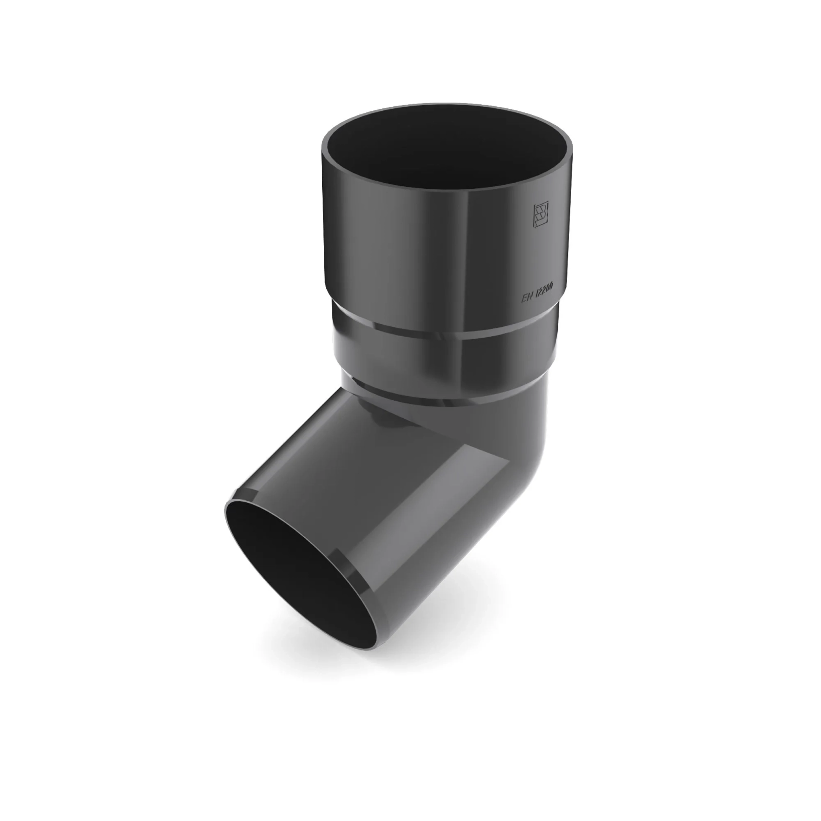 BRYZA PVC koleno 63 mm grafit