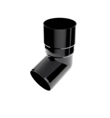 BRYZA PVC koleno na míru 63 mm černá (RAL 9005)